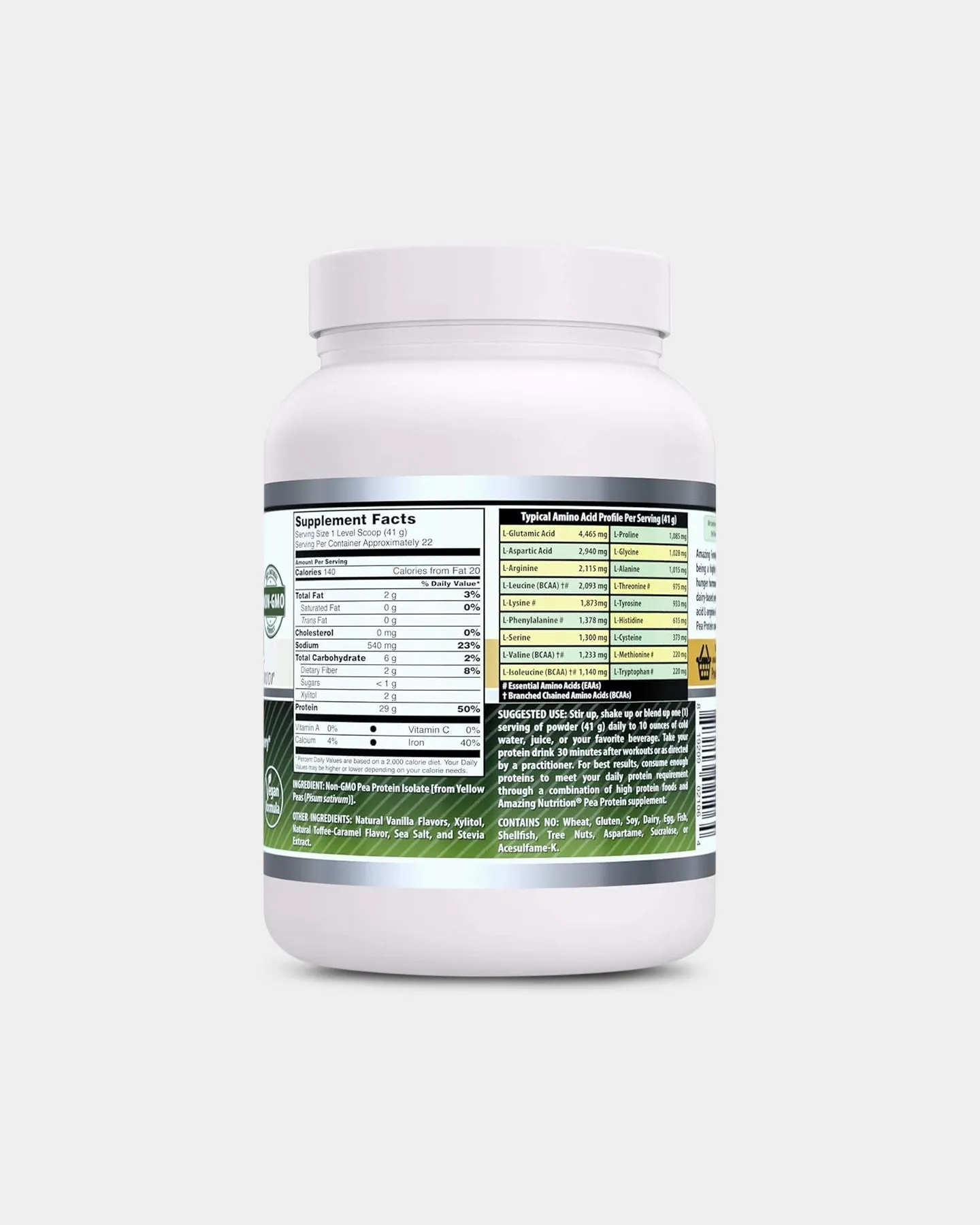 Amazing Nutrition Amazing Formulas Pea Protein Powder