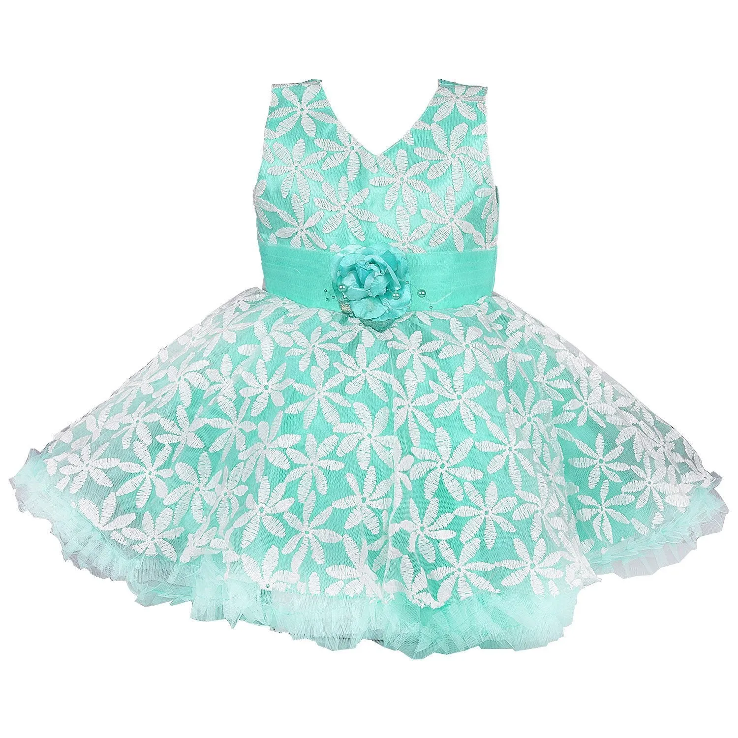 Baby Girls party wear Frock Dress Fe 2433