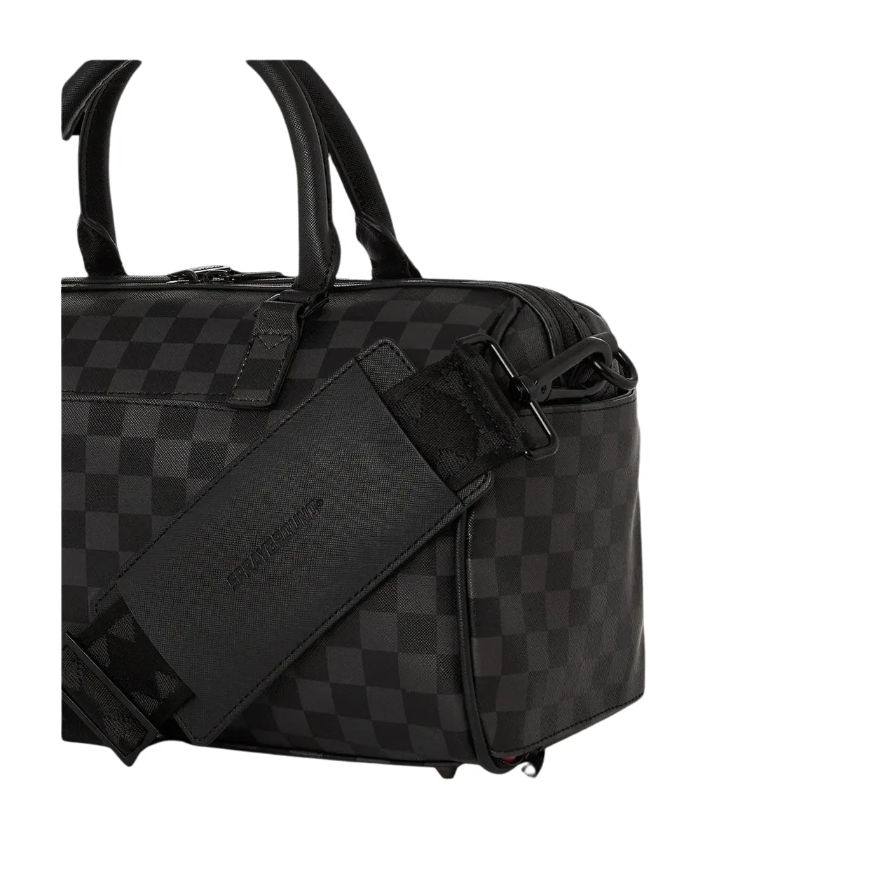 Borsa Sprayground 'What The Beep' Shark Mini Duffle Nero