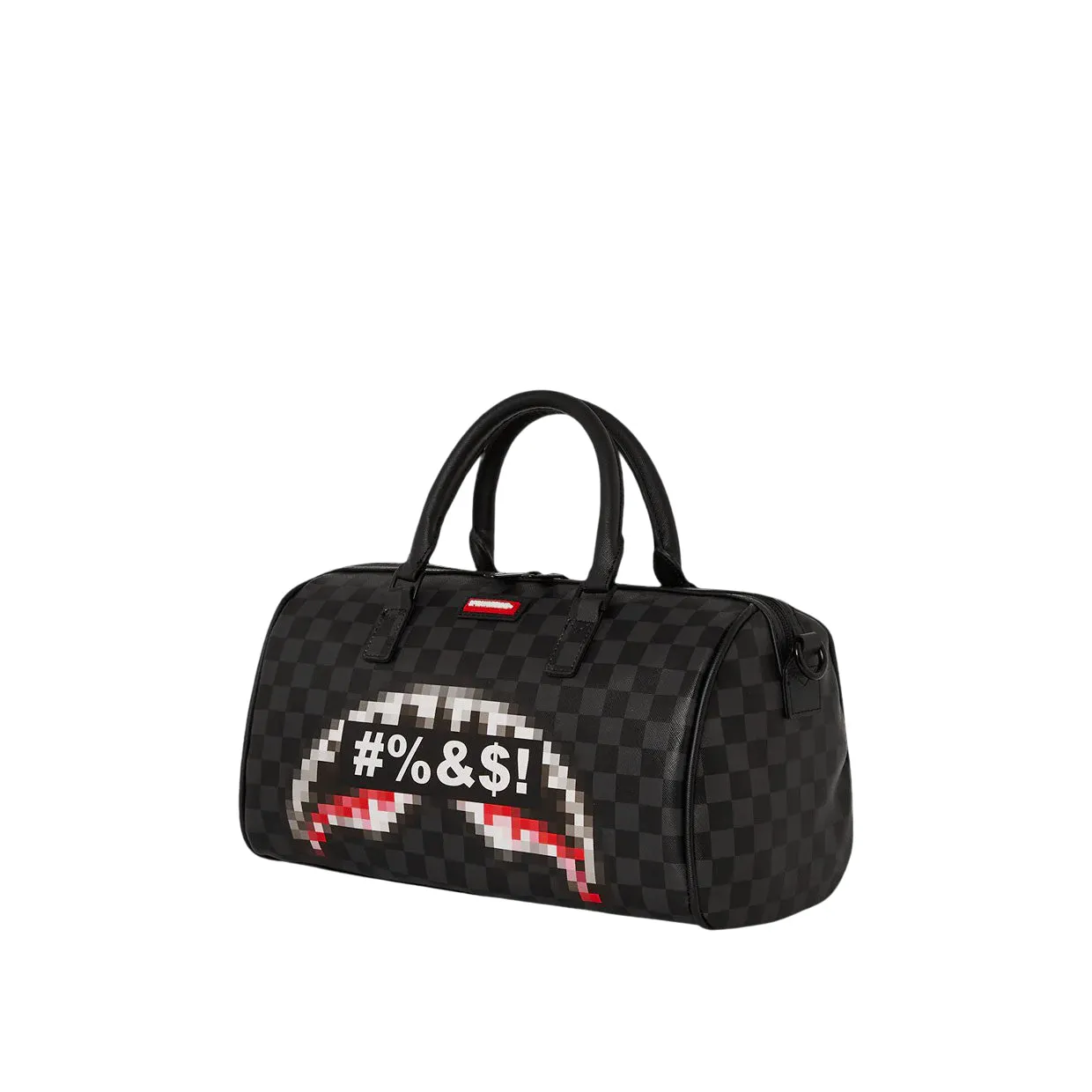 Borsa Sprayground 'What The Beep' Shark Mini Duffle Nero