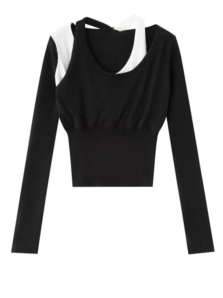 Chambrey Cutout Shirt