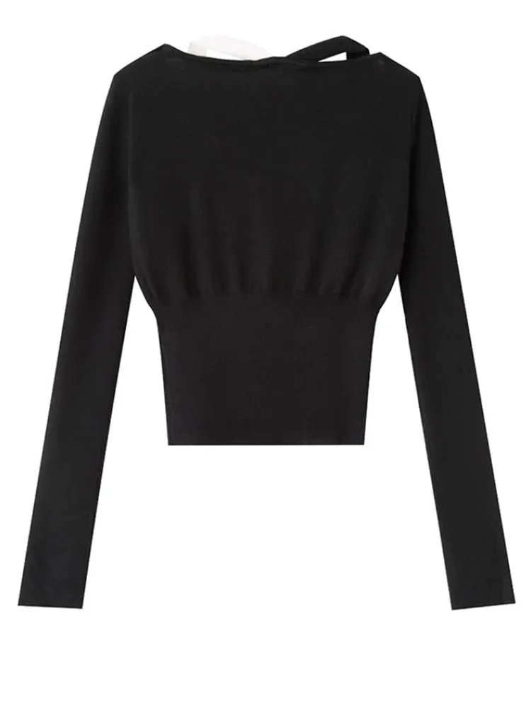 Chambrey Cutout Shirt