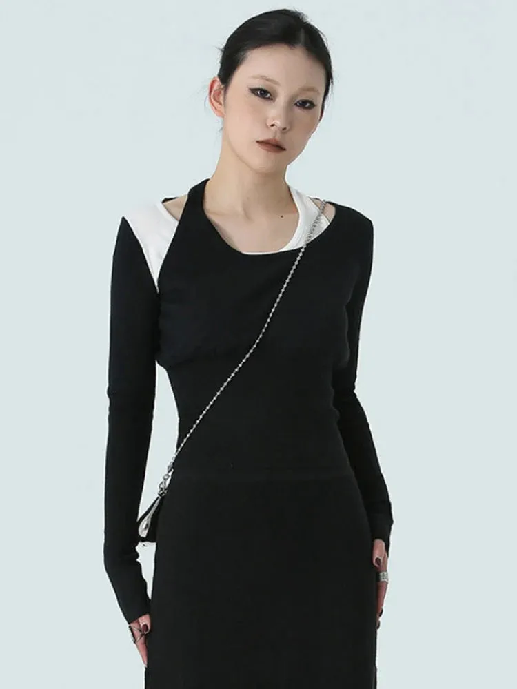 Chambrey Cutout Shirt