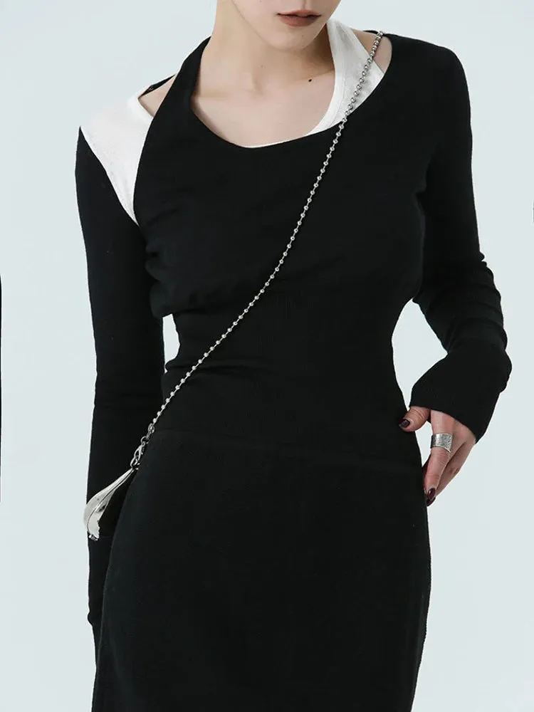 Chambrey Cutout Shirt