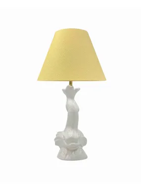 Dolphin lamp in cream, small