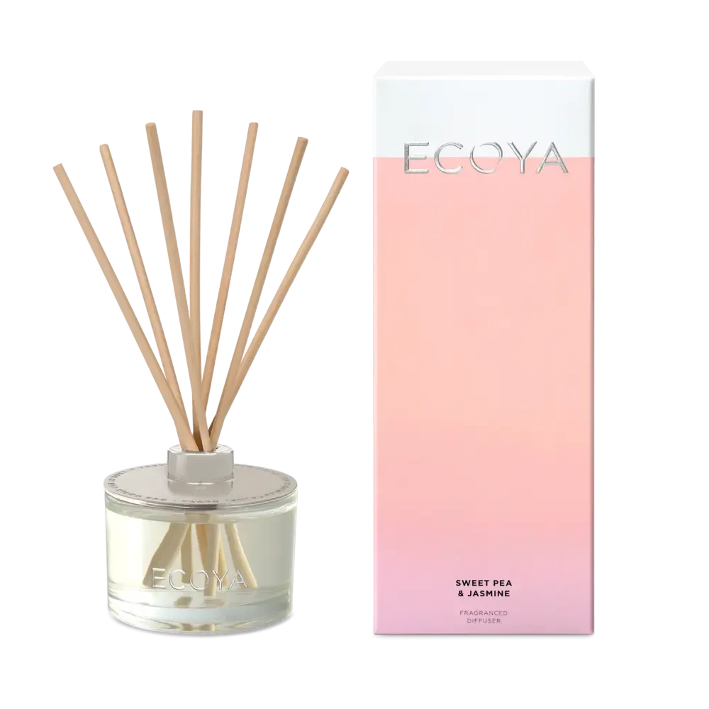 Ecoya Sweet Pea & Jasmine 200ml Reed Diffuser
