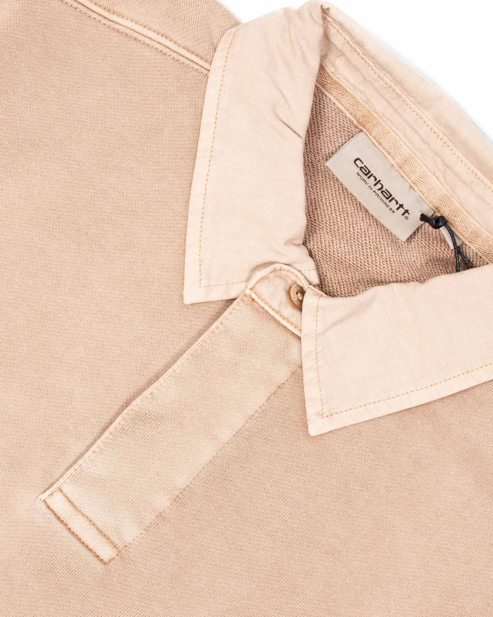 Felpa Uomo Carhartt Wip Duster Script Beige
