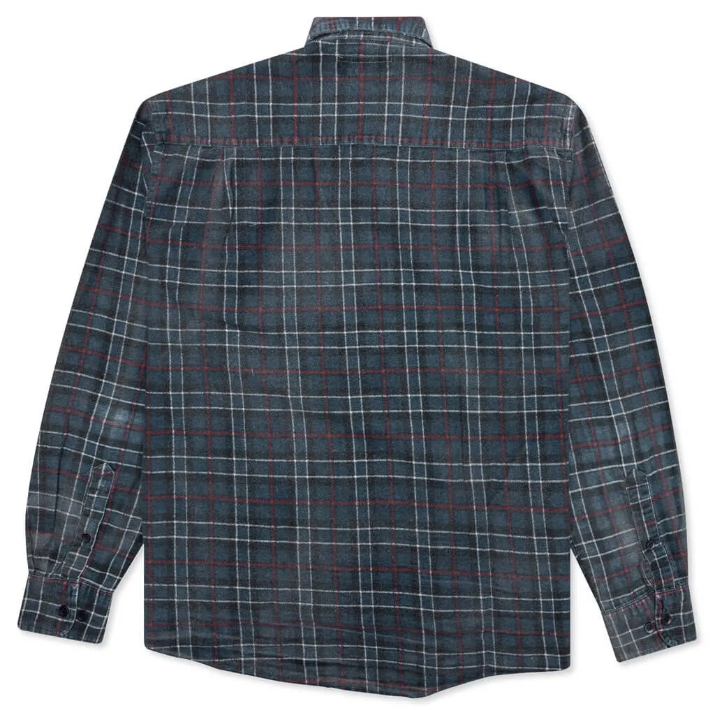 Flannel Shirt Ribbon Reflection Shirt - Assorted