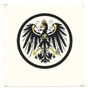 German WWI Decal: Kingdom of Prussia Coat of Arms