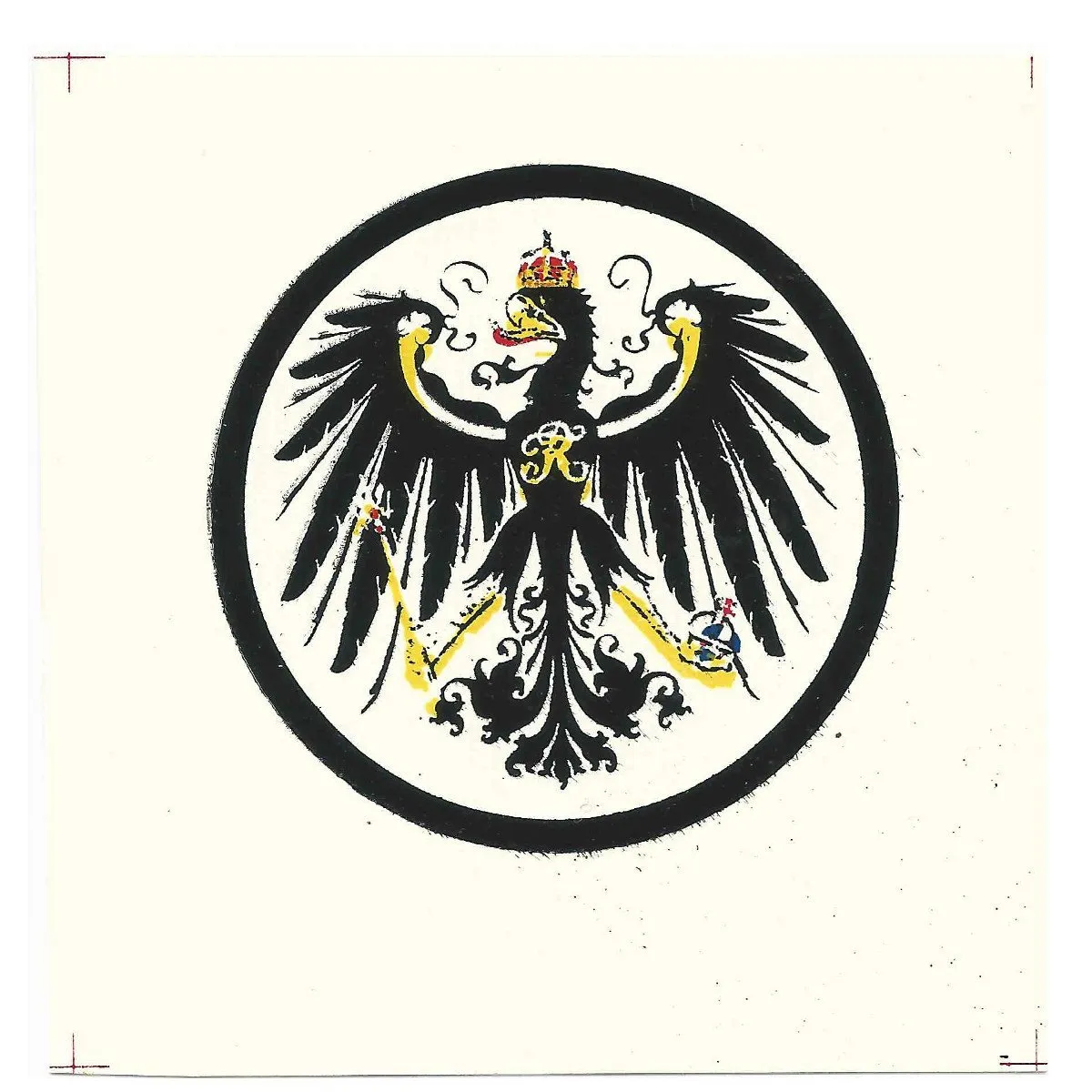 German WWI Decal: Kingdom of Prussia Coat of Arms