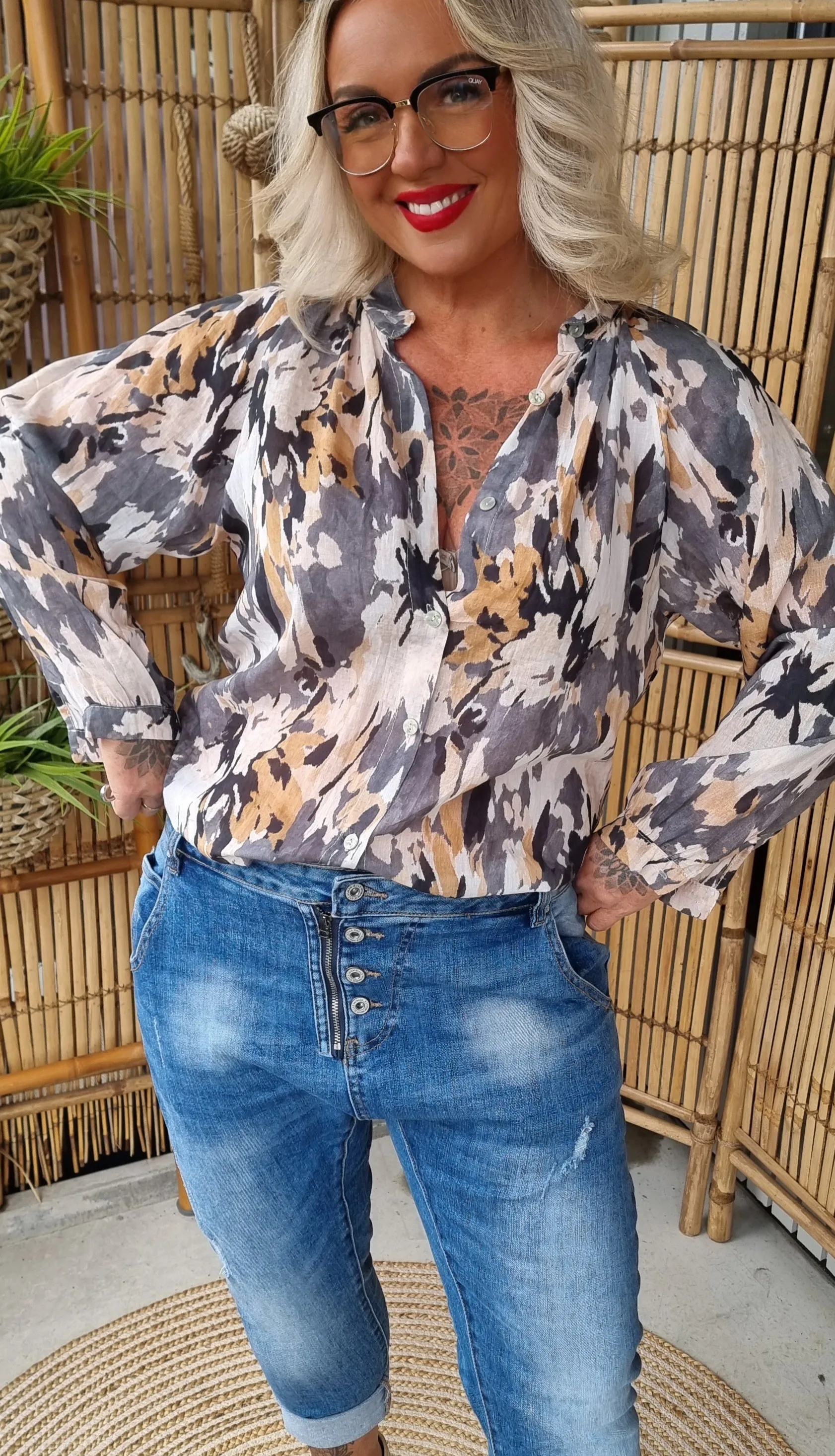 Gloria Shirt Black