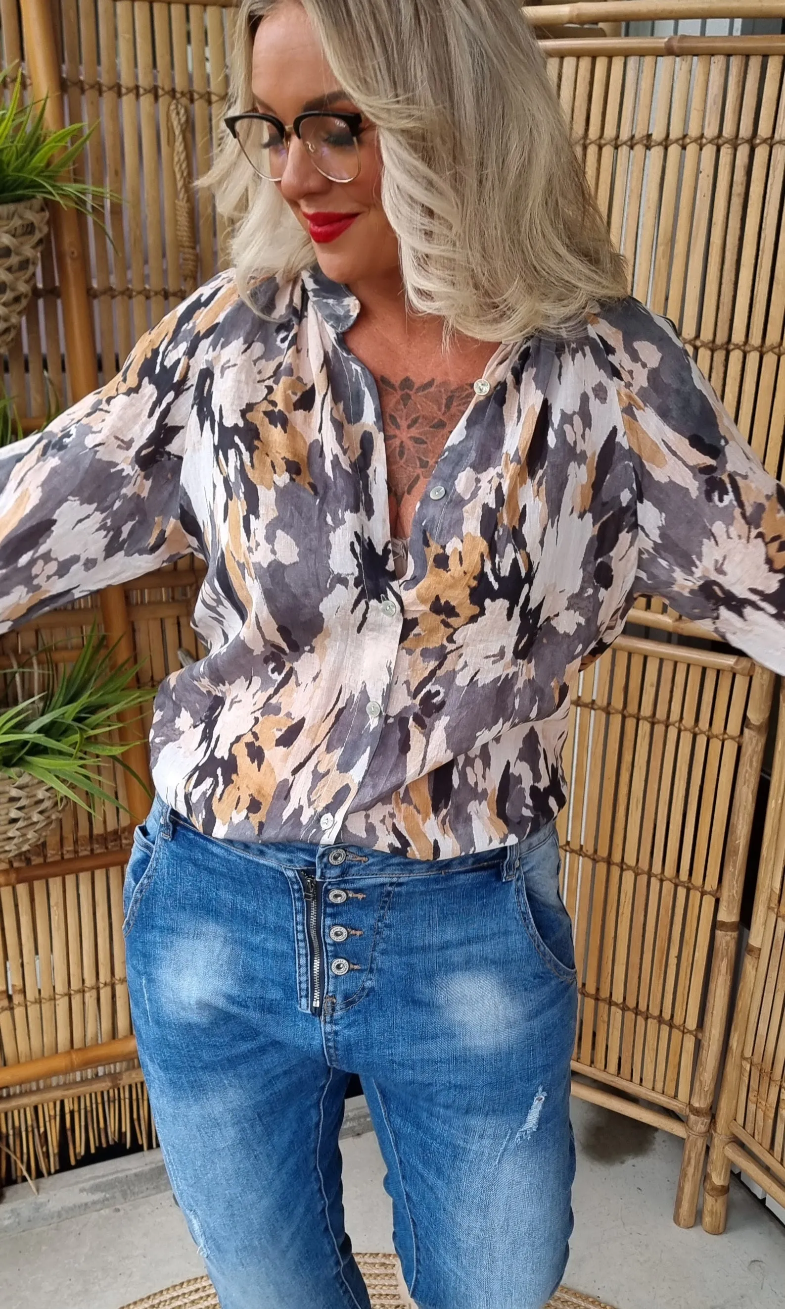 Gloria Shirt Black