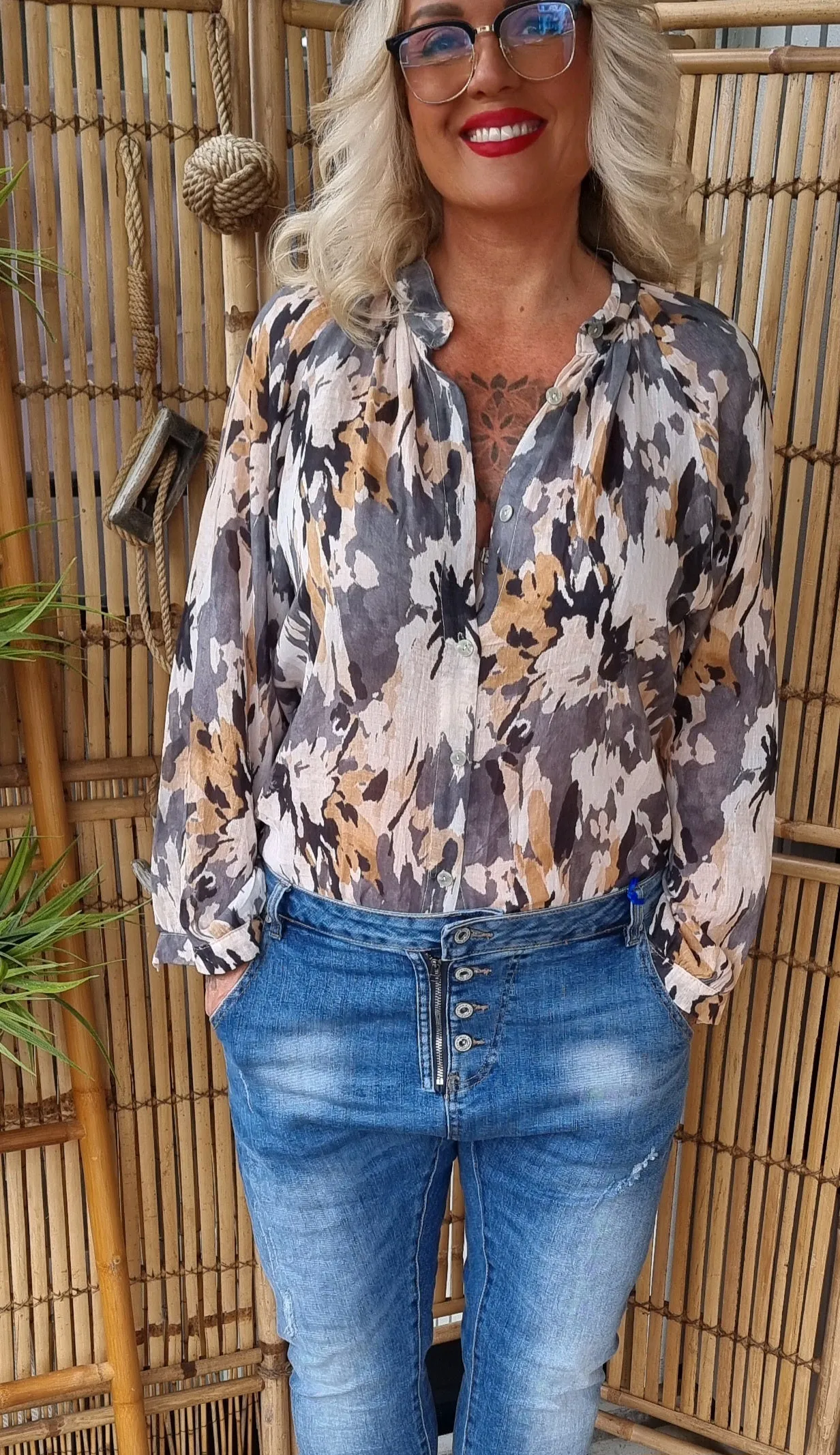 Gloria Shirt Black