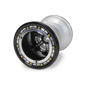 Keizer 27 Spline Wheel - 10 x 13 in - 6.000 in Backspace - Black