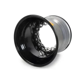 Keizer Matrix Modular Wide 5 Wheel - 15 x 14 in - 5.000 in Backspace - Inner Beadlock - Black