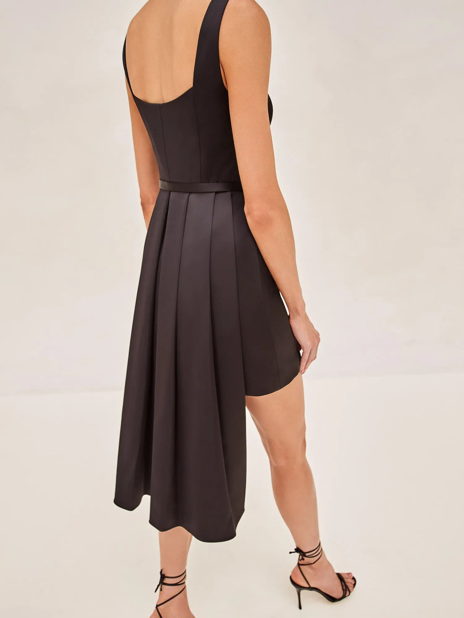 Montella Dress With Cape