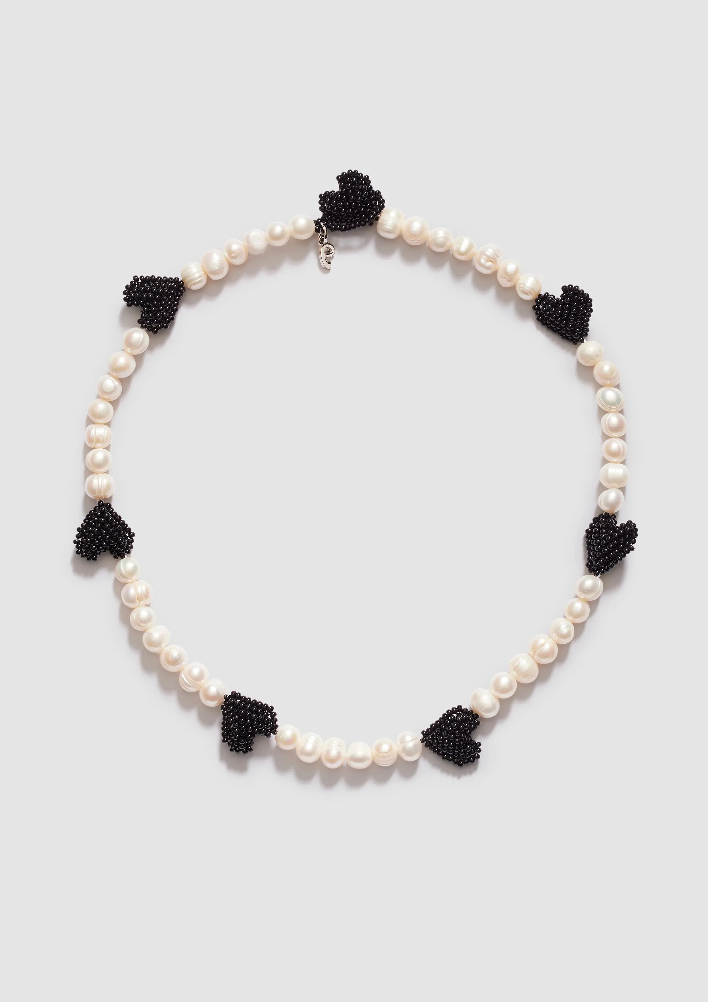Multi Black Heart Necklace