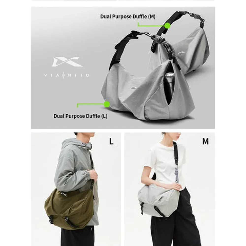 NIID NIID VIA DUAL PURPOSE DUFFLE 22L-ASH