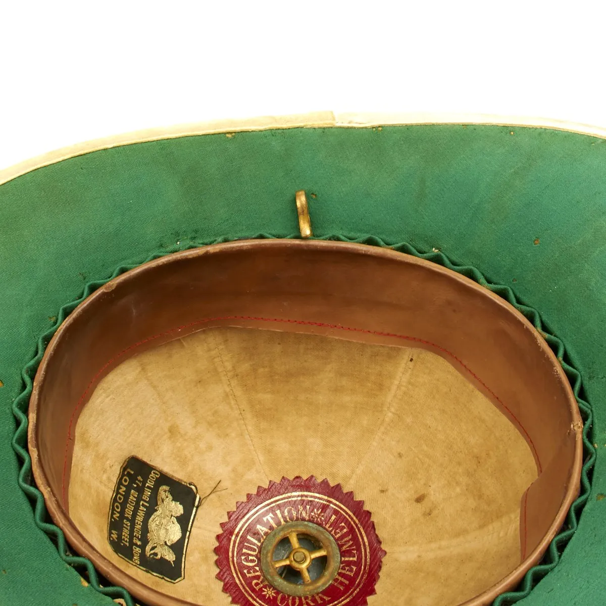 Original British Wolseley Pattern Helmet of Sir Ernest Bickham Sweet-Escott KCMG