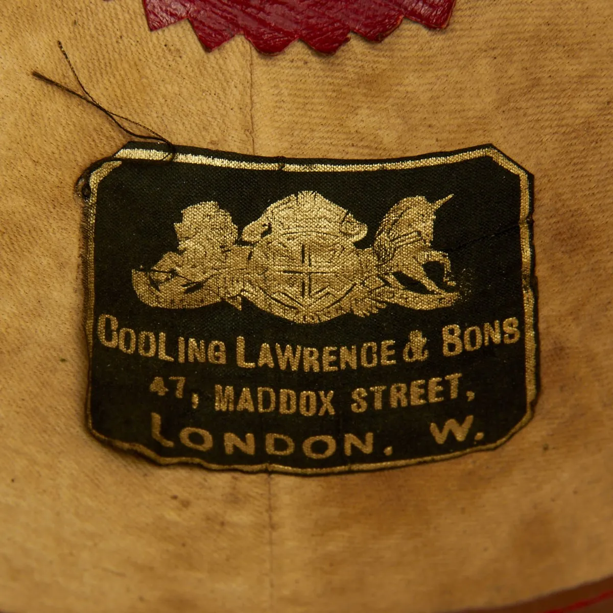 Original British Wolseley Pattern Helmet of Sir Ernest Bickham Sweet-Escott KCMG