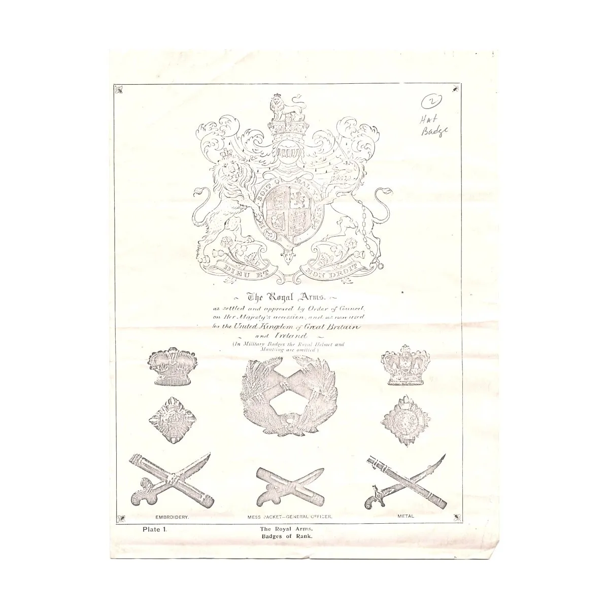 Original British Wolseley Pattern Helmet of Sir Ernest Bickham Sweet-Escott KCMG