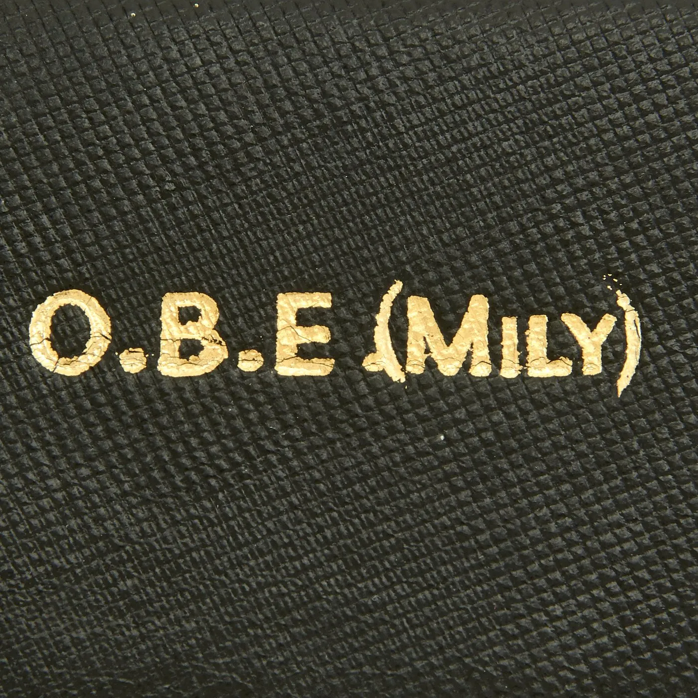 Original British WWII Cased Order of the British Empire 4th Class Military Medal - O.B.E. (MILY)