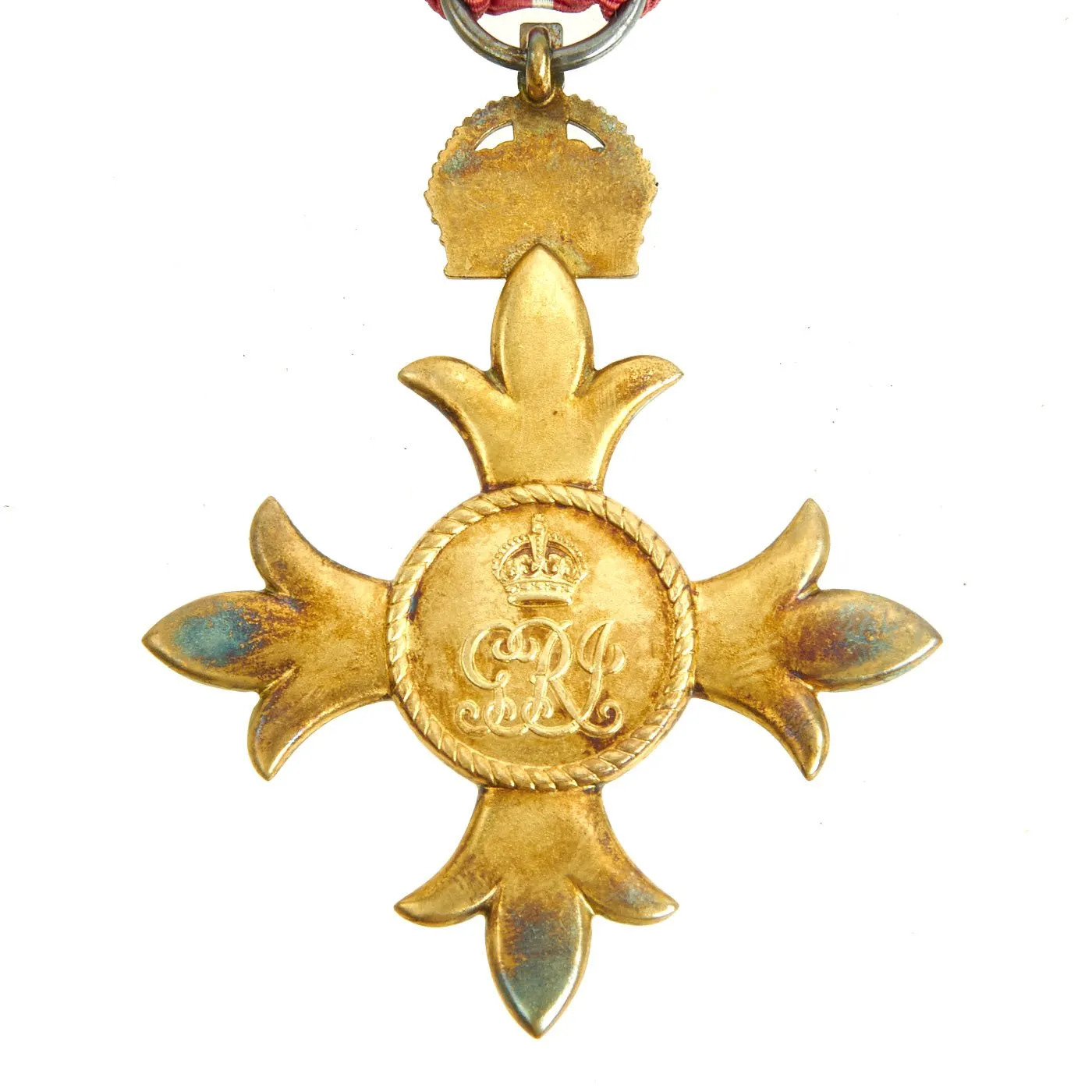 Original British WWII Cased Order of the British Empire 4th Class Military Medal - O.B.E. (MILY)
