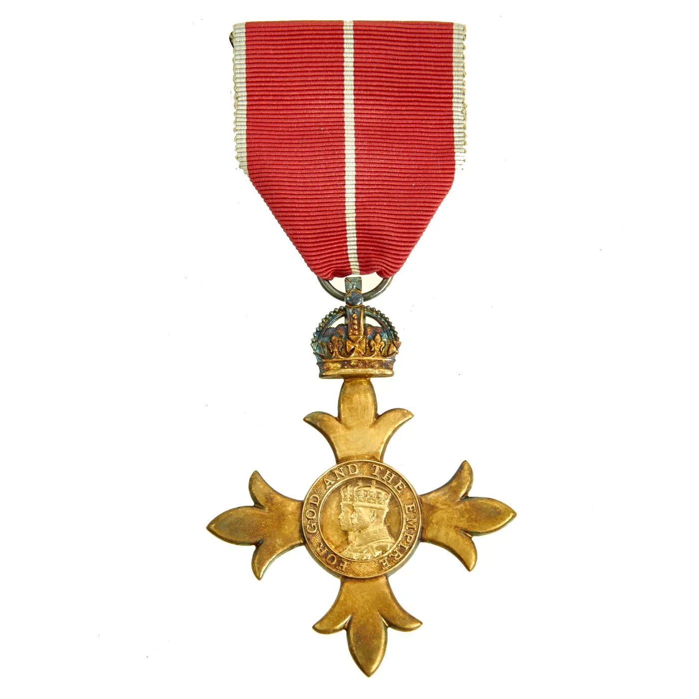 Original British WWII Cased Order of the British Empire 4th Class Military Medal - O.B.E. (MILY)
