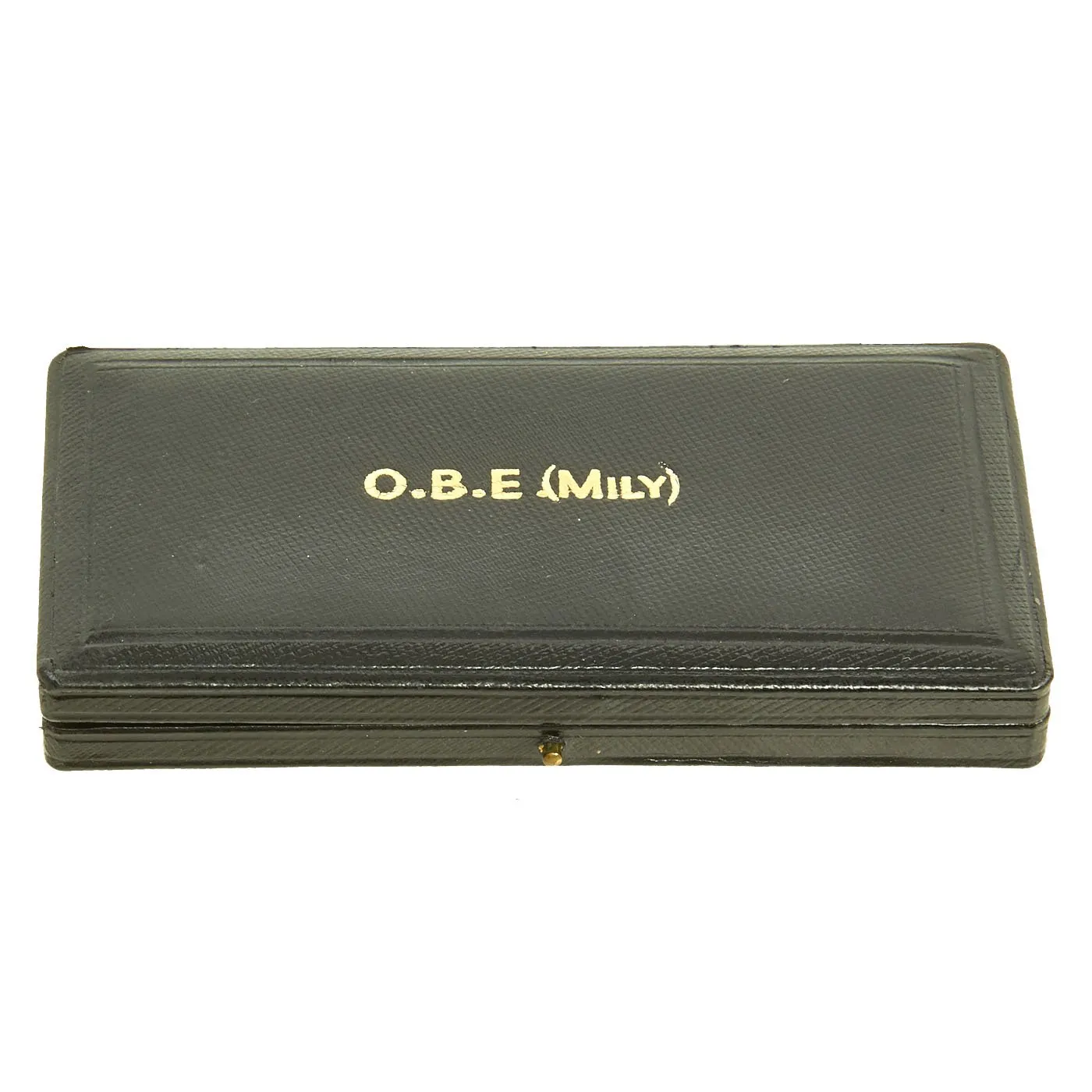 Original British WWII Cased Order of the British Empire 4th Class Military Medal - O.B.E. (MILY)