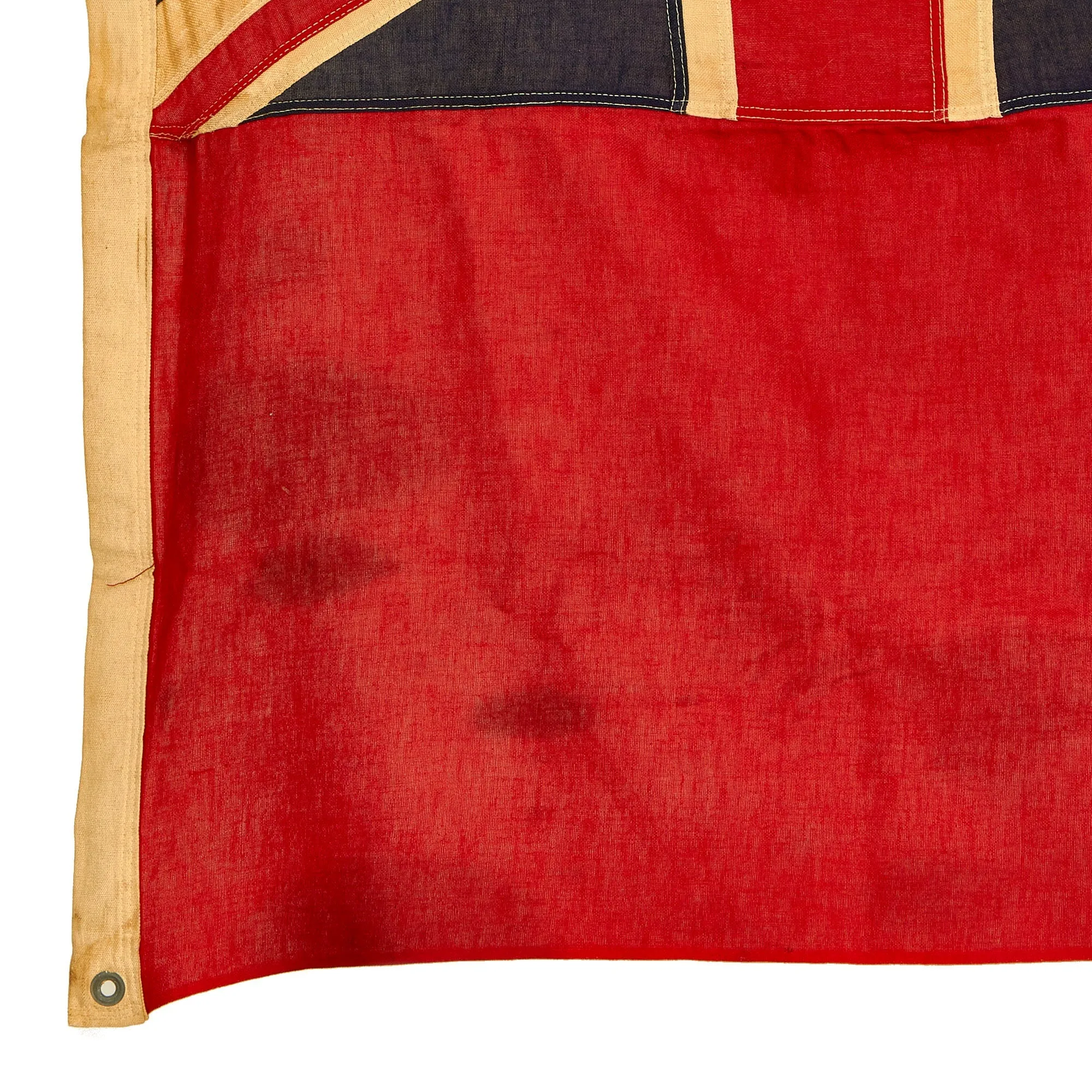 Original Canadian WWI / WWII American Made Red Naval & Civil Ensign Flag by Liberty Flag & Dec. Co. Mfgrs.  - 3’x5’