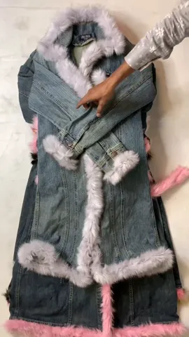 Penny Lane Style Upcyled Denim Coats (SS-873)