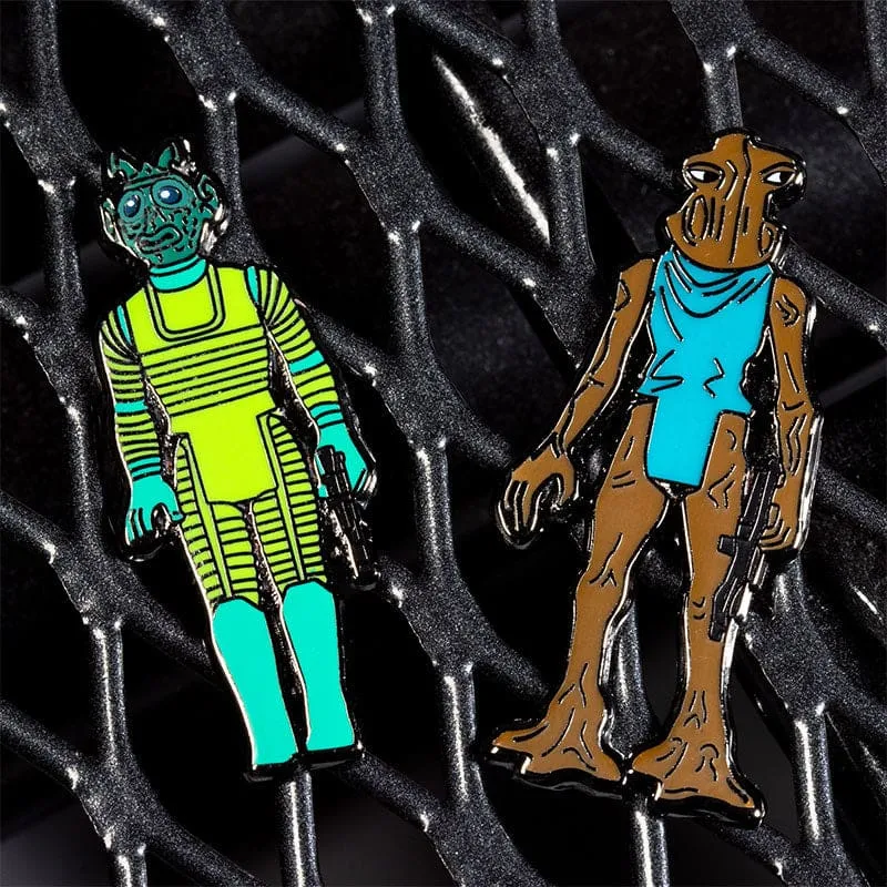 Pin Kings Star Wars Enamel Pin Badge Set 1.7 – Greedo and Hammerhead