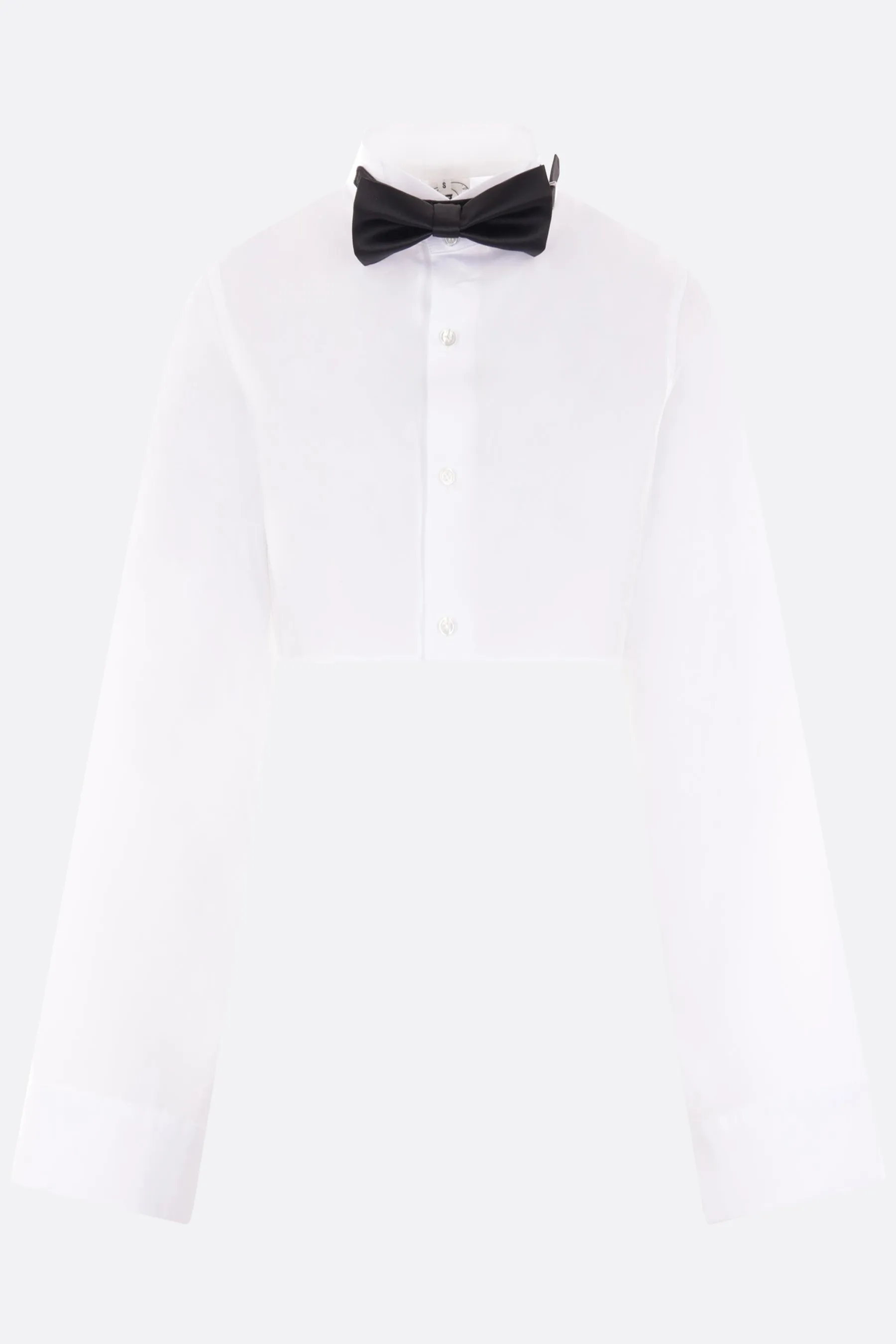 poplin cropped shirt