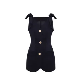 TIES CREPE VEST
